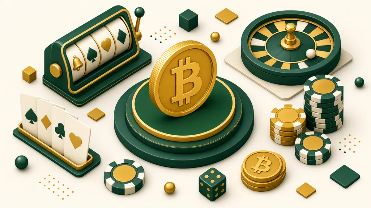 Bitcoin kaszinó – illusztráció